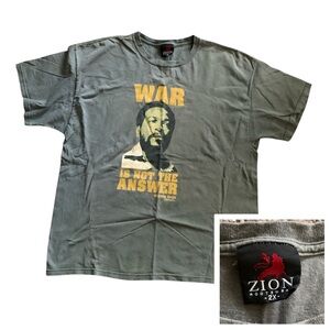 RARE VTG 90s 00s Marvin Gaye T-Shirt Zion Rootswear Black Soul Band Tee Sz XXL